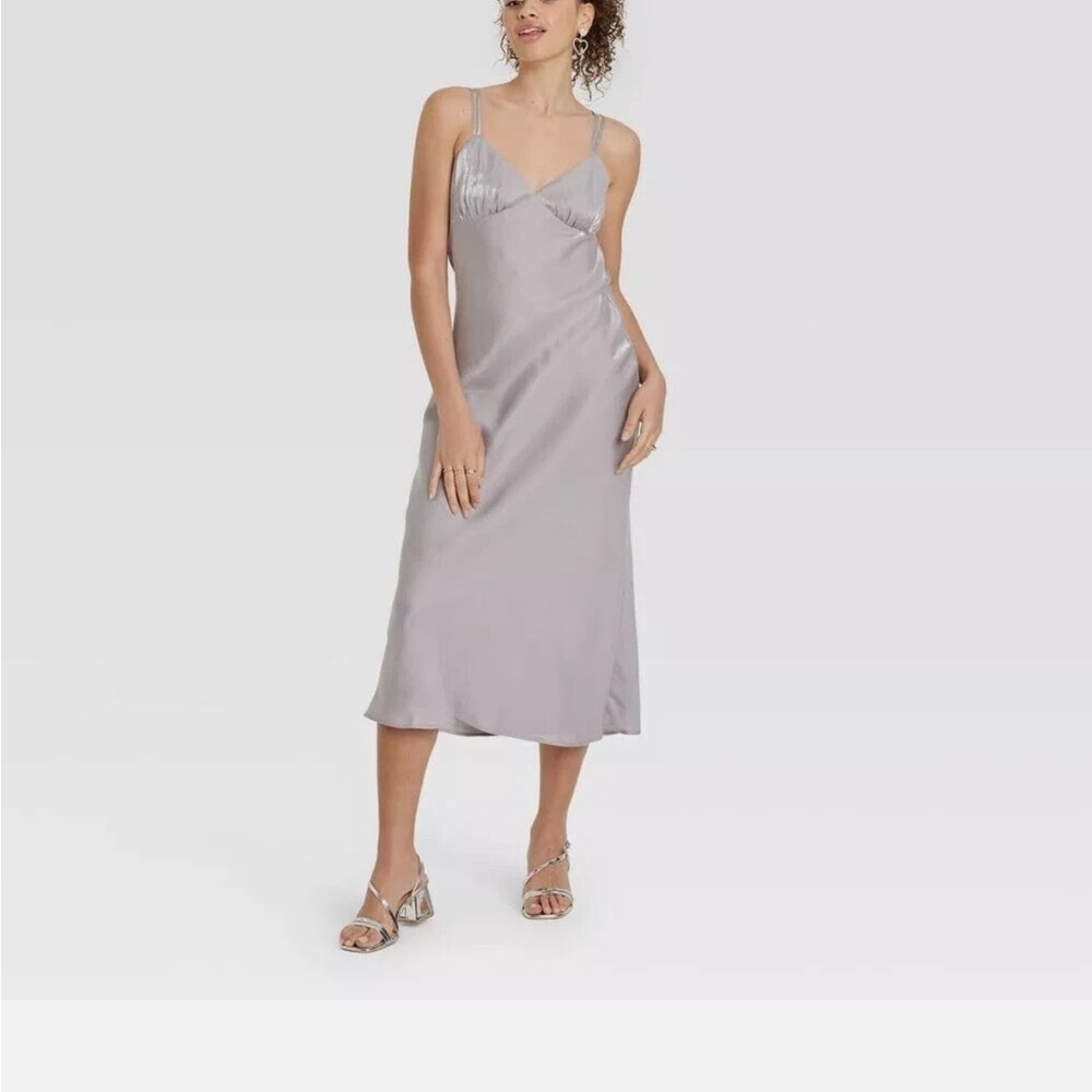 Women's Iridescent Maxi Slip
Dress - Wild
Fable new - Picture 2 of 5